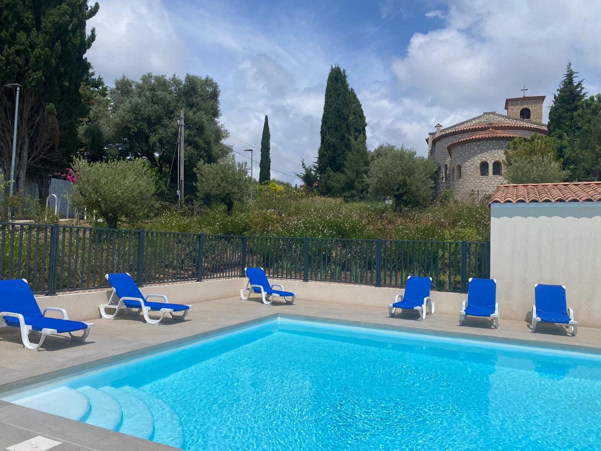 Studio Avec Parking Prive, Piscine Plage 300M Antibes Eksteriør billede